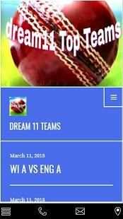 Dream11 Teams screenshot 2