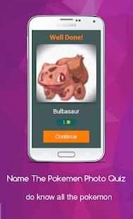 Guess The Pokemon Name Quiz screenshot 1