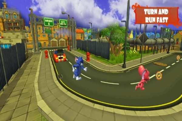 Subway Jerry Cheese Run : Running Temple Clash 3D स्क्रीनशॉट 3