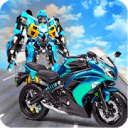 ikon Flying SuperBike Transformation Robot War