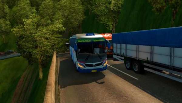 Bus simulator lintas Jawa screenshot 4
