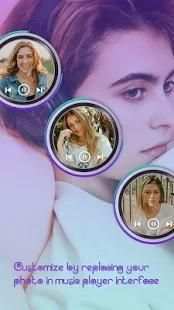 My Photo On Music Player - Music Photos Player screenshot 1