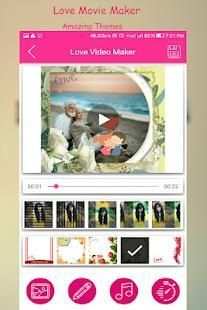 Love Video Maker with Music - Love Slideshow Maker स्क्रीनशॉट 1