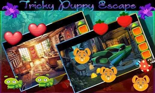 Kavi Game -427- Tricky Puppy Escape Game screenshot 2