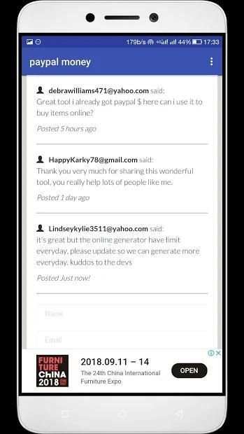 paypal money Generate screenshot 3