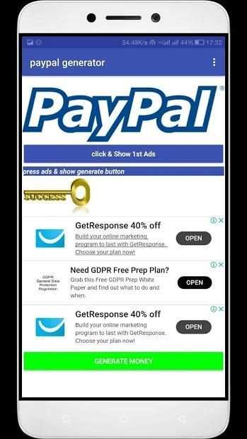 paypal money Generate screenshot 5