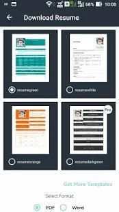 Resume - Create, Build and Download for Free screenshot 7