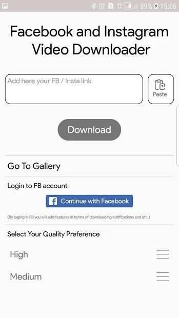 Downloader For Facebook & Instagram -Social Studio screenshot 1