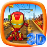 Iron Avengers Man Subway Rush City Rescue