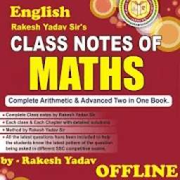 Rakesh Yadav Class Notes of Mathematics in English