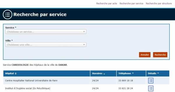 Prestations des structures de santé screenshot 4