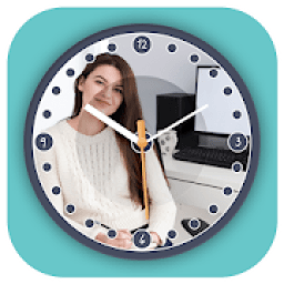 ikon HD Photo Clock Live Wallpaper - My Photo On Clock