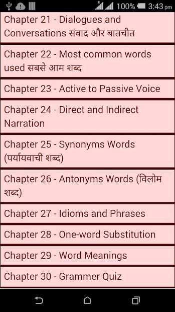 English Grammar Sikhe screenshot 2