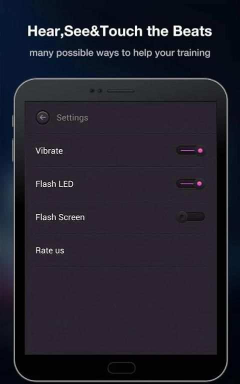 Metronome Beats Pro For Beginner : Tempo & Rhythm screenshot 1
