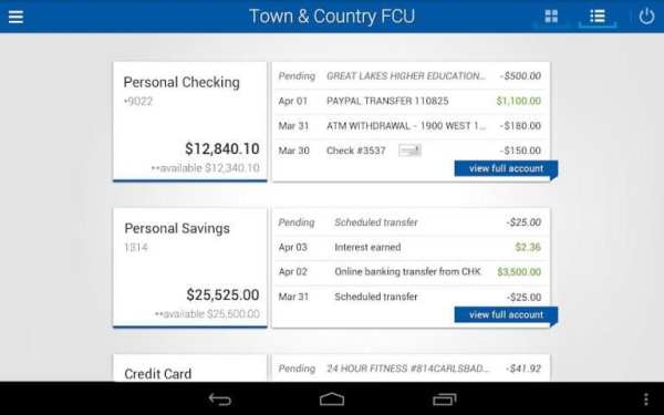 Town & Country FCU Mobile screenshot 6