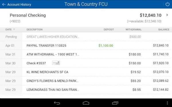 Town & Country FCU Mobile screenshot 5