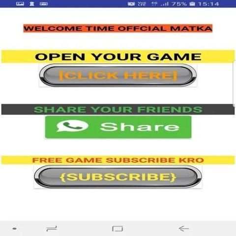 TIME BAZAR OFFICIAL SATTA MATKA screenshot 1