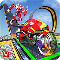 ikon Impossible Bike Racing Stunts - Robot Transform 3D