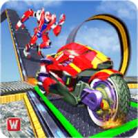 Impossible Bike Racing Stunts - Robot Transform 3D