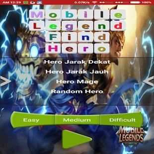 Mobile Legend Find Hero screenshot 3