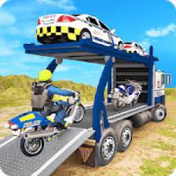 US Police Cargo Truck Transport Game