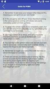 GUIDE FOR PUBG screenshot 1