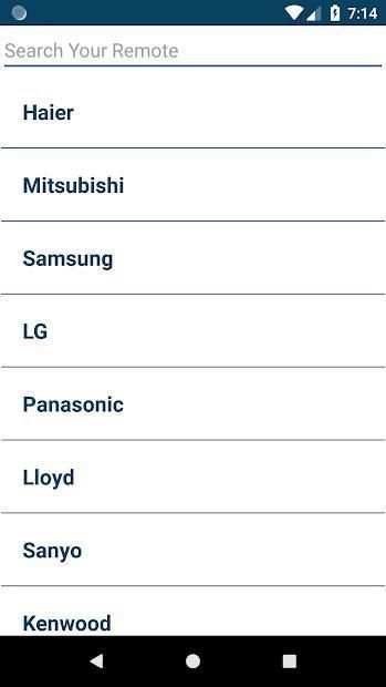 Haier AC Remote screenshot 1