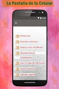Grabar Pantalla De Celular y Audio Interno HD Guía скриншот 3