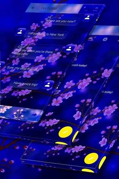 Pink Flower SMS screenshot 4