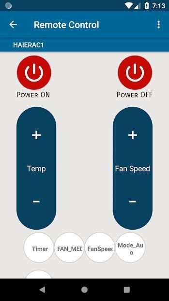 Haier AC Remote screenshot 3