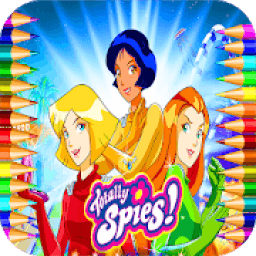 ikon Totally spies coloring