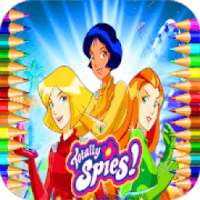 Totally spies coloring