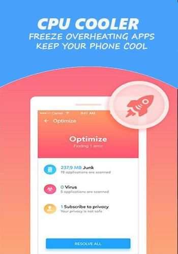 Virus Cleaner 2018 - Anti Virus Cleaner & Booster screenshot 1