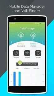 Mobile Data Manager & WiFi Finder 4 تصوير الشاشة