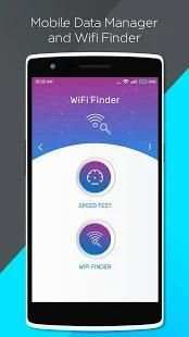 Mobile Data Manager & WiFi Finder 3 تصوير الشاشة