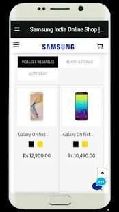 Samsung Shop screenshot 1