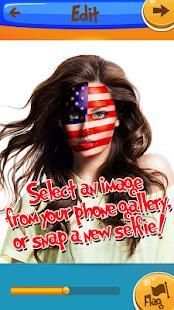 Profile Photos with Flags - Face Paint Editor screenshot 4