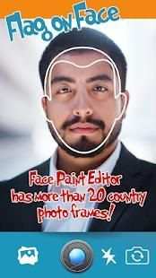Profile Photos with Flags - Face Paint Editor screenshot 6