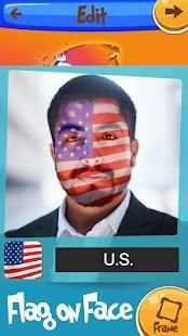 Profile Photos with Flags - Face Paint Editor screenshot 3