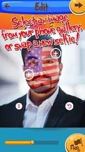 Profile Photos with Flags - Face Paint Editor screenshot 2