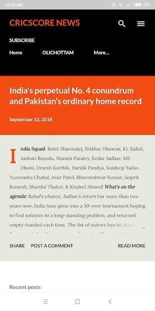Cricscore - Cricbuzz Preditions स्क्रीनशॉट 3