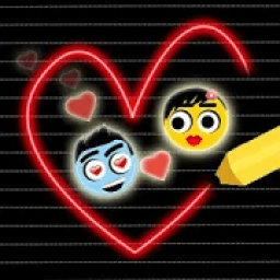 ikon Balls Love in Night - Draw In Lines