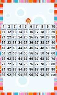 Kids Counting Hundred Chart स्क्रीनशॉट 23