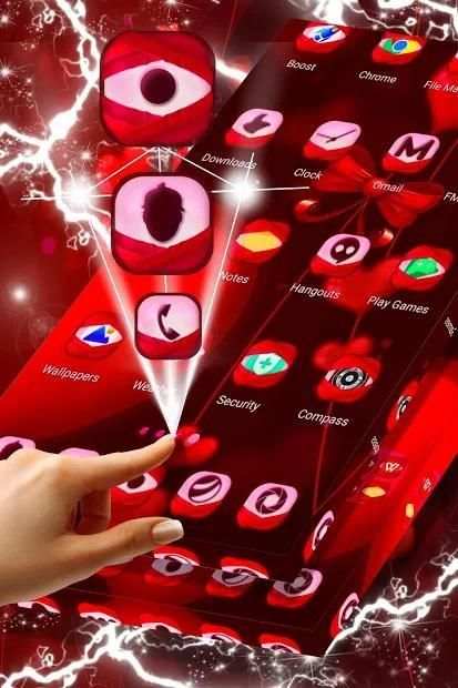 Love Hearts Launcher Theme screenshot 1