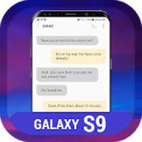 SMS Theme for Samsung Galaxy S9 - S9 Message