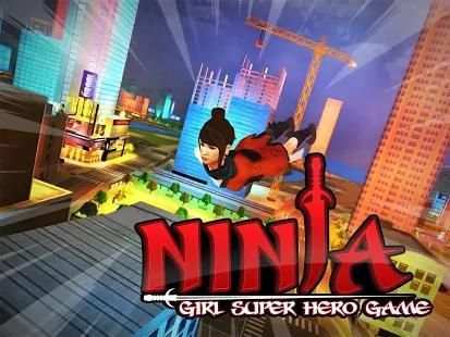 Ninja Girl Superhero Game screenshot 8