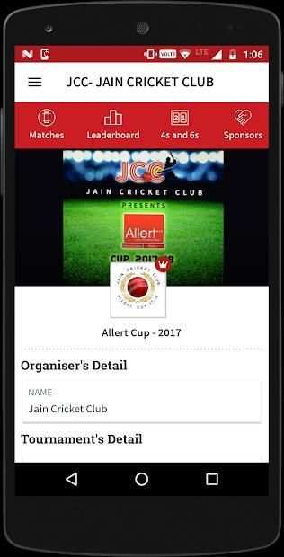JCC- JAIN CRICKET CLUB स्क्रीनशॉट 2