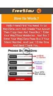 Free2sms screenshot 1