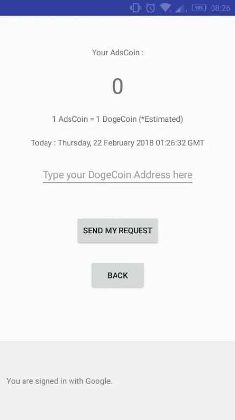 AdsCoin Roulette Faucet screenshot 1