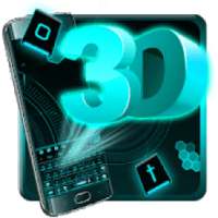Neon Hologram 3D Tech Keyboard Theme on 9Apps